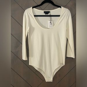 Hatch white long-sleeved bodysuit NWT